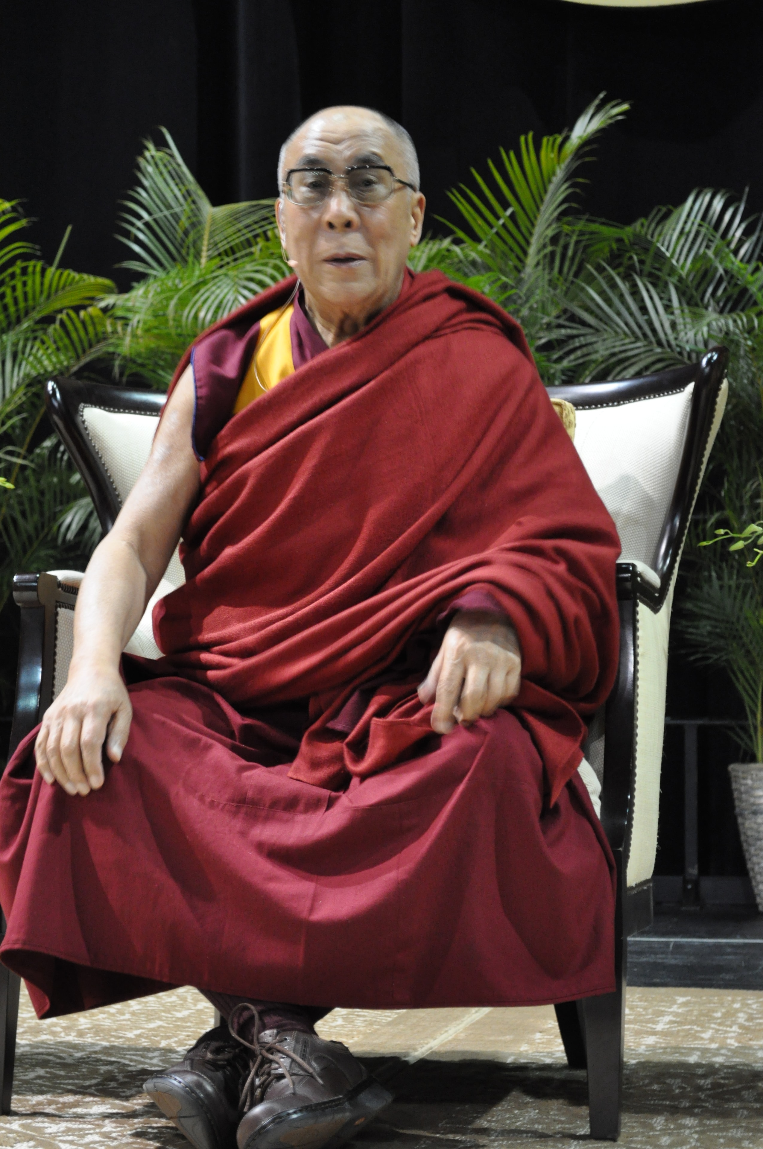 His Holiness the Dalai Lama speaking, University of Miami, 2010