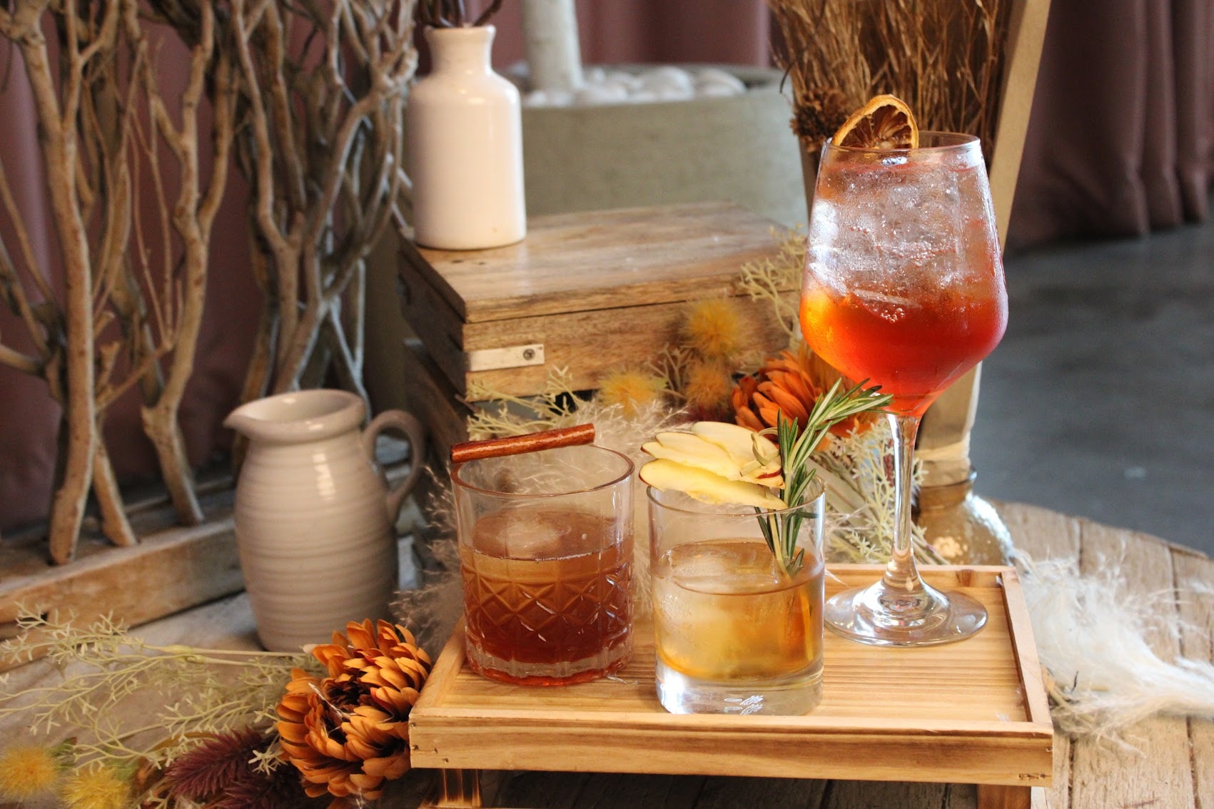 Tuscan Harvest Old Fashioned at Donna Mare Miami Beach