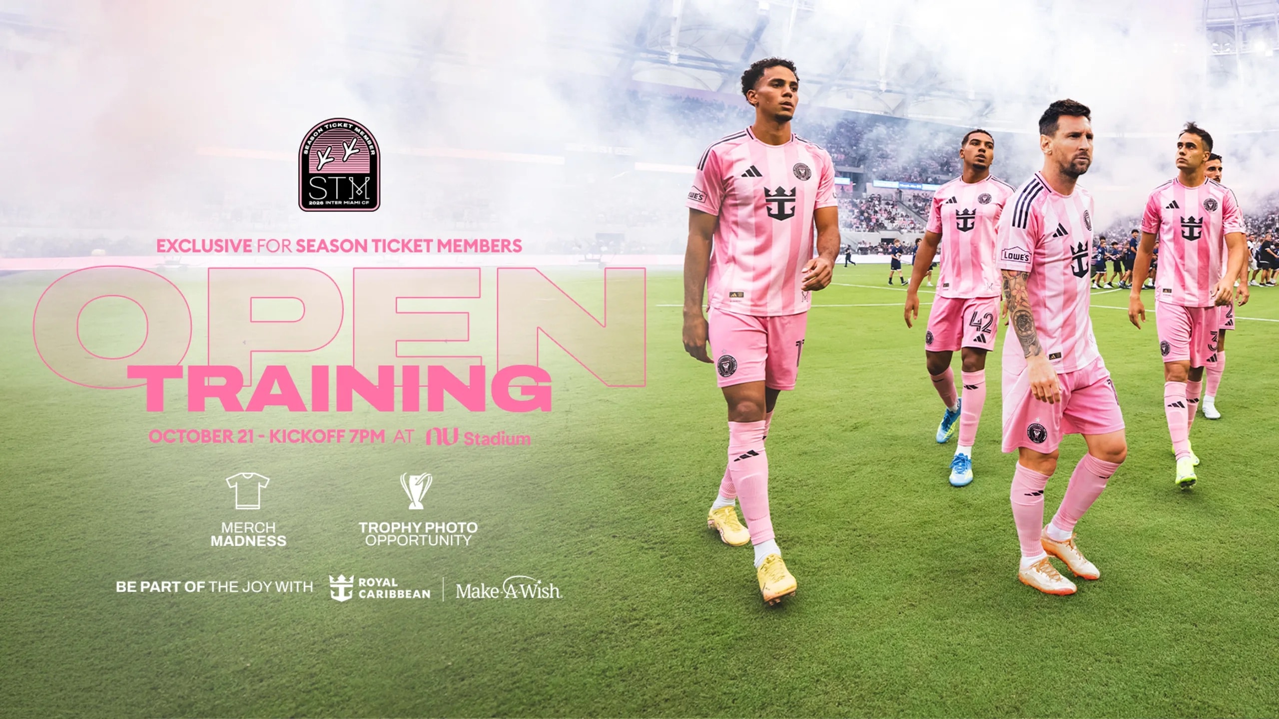Inter Miami Opens Nu Stadium to Season Ticket Members for an Exclusive Open Training — October 21