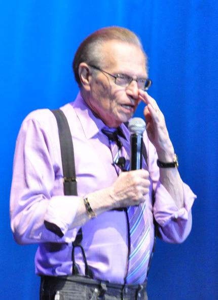 Larry King at Hard Rock Live, Hollywood, 2012