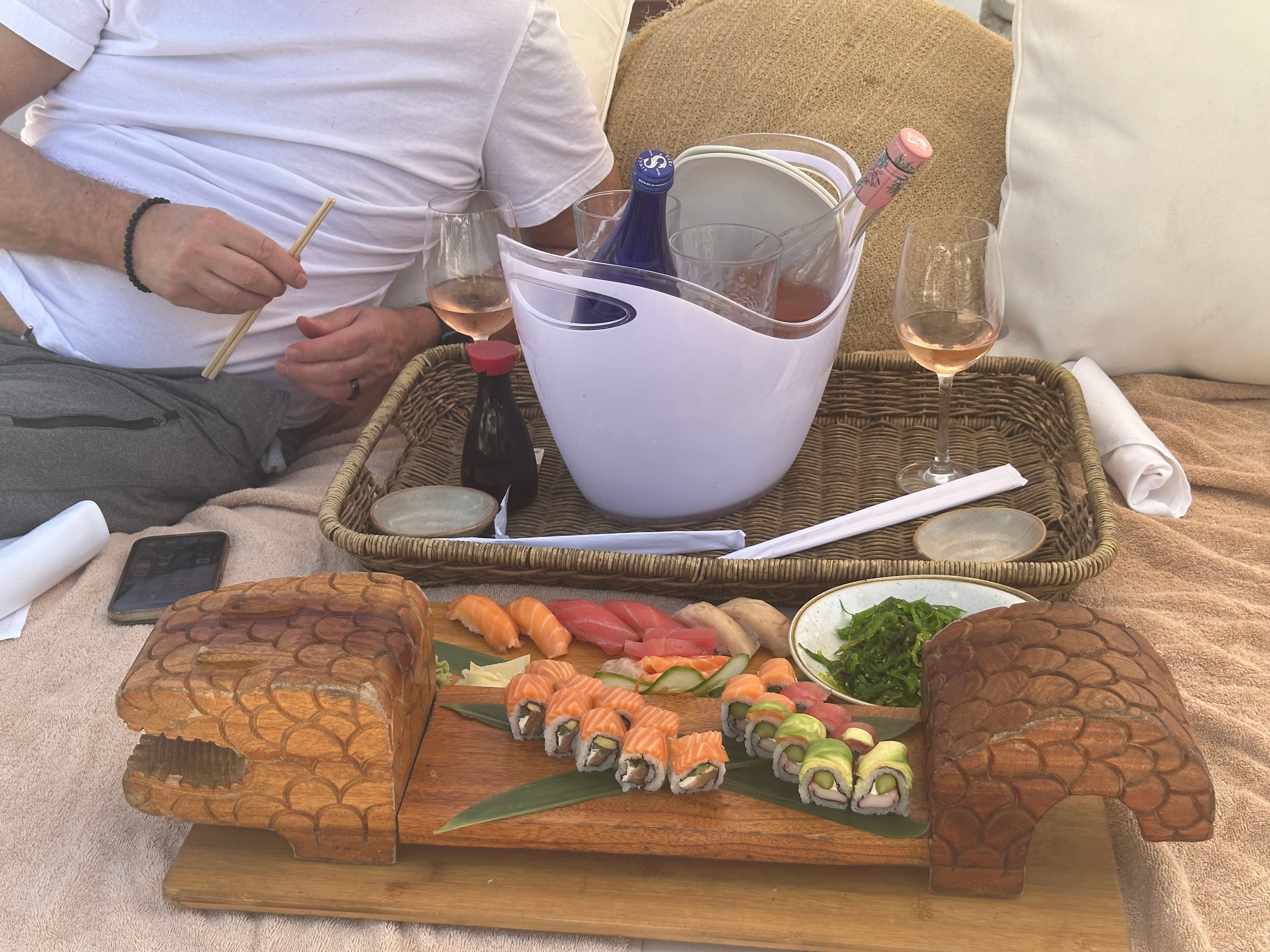 The scene at Nikki Beach Miami Beach