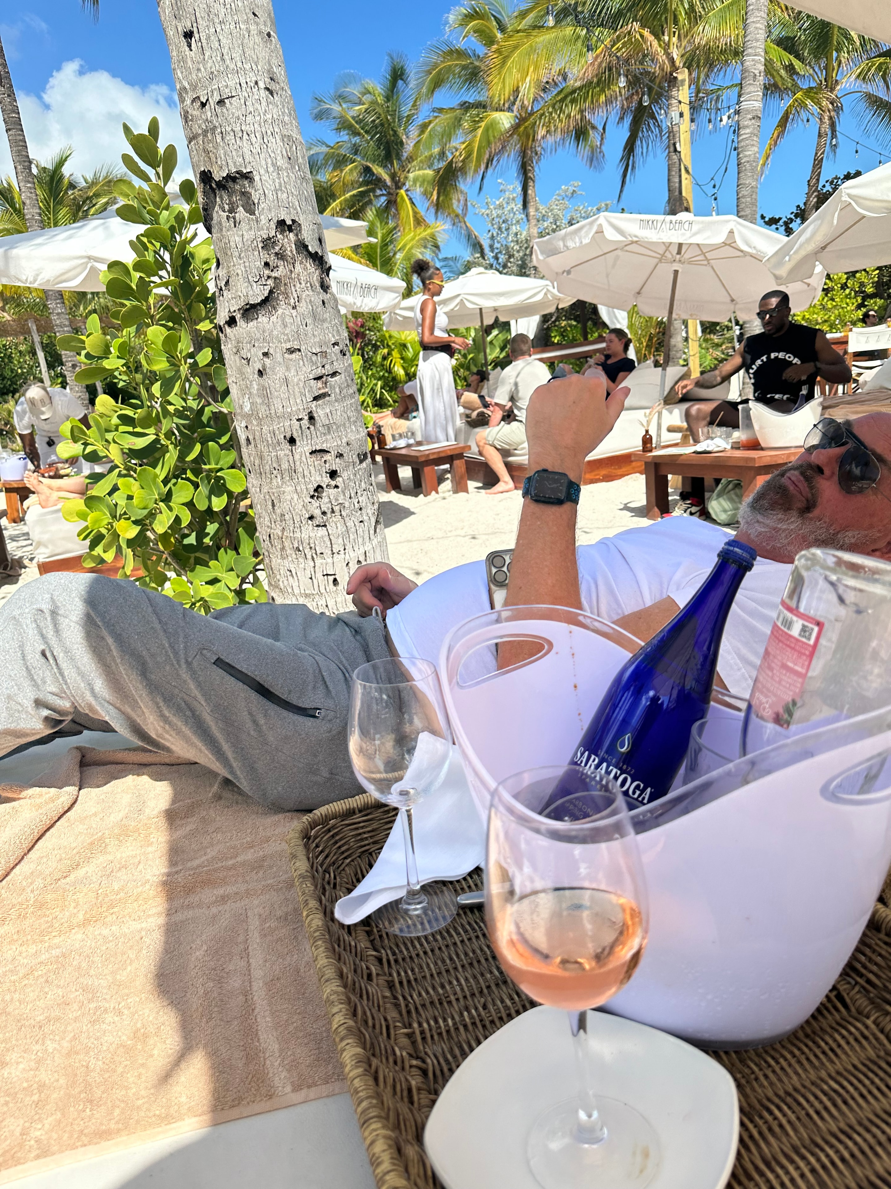 Afternoon at Nikki Beach Miami Beach