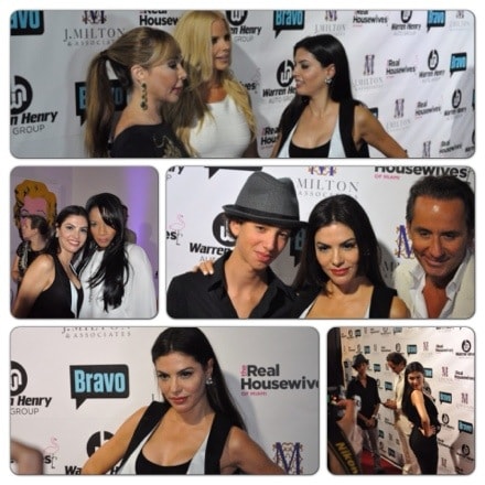 Scenes from the Real Housewives of Miami premiere