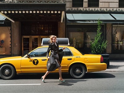 Saks Fifth Avenue 'Let's Go!' Fall 2026 — the campaign's unmistakable New York energy, where style is whatever you want it to be.